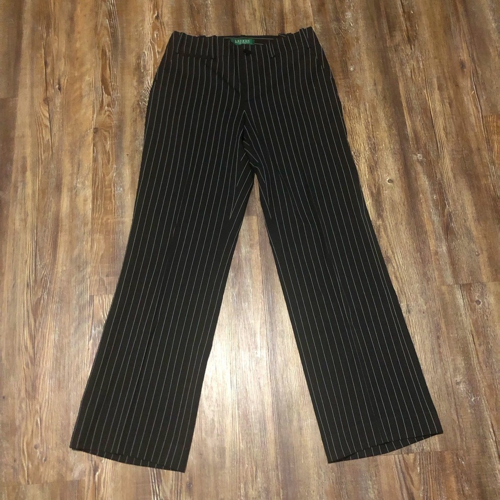 Lauren Ralph Lauren Pants Women's 4p Sanderson Pinstripe Business Casual Office